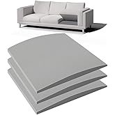 Couch Cushions Support for Sagging Seat 20"X 20"Insert pads Supports Board Sofa Furniture seat Cushion Under Sag Repair, Curved High Density Foam Replacement for Sectional Loveseat Chair Blue Set of 3 - Image 5