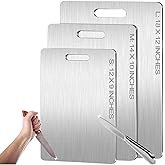 Titanium Cutting Board Double-sided non-slip silicone edging Pure Titanium Cutting Boards for Kitchen - Double-Sided Food-Grade Chopping Board Non-Stick Durable and easy to clean (Small) - Image 6