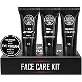 Tiege Hanley Men’s Skin Care Set, Advanced Routine (System Level 2) – Face Wash, Scrub, Moisturizer & Eye Cream for Fine Lines, Under-Eye Bags Correction, Smoother Skin Texture - Image 6