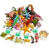 22PCS 3D Printed Sea Animals Toys, 3D Printed Mini Ocean Animals Articulating Flexible Fidget Toys, Cute Animal Figurines Toys Birthday Office Desktop Home Decoration - Image 5