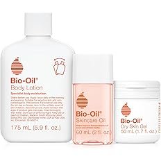 Bio-Oil Skincare Set for Scars, Stretch Marks, and Dry Skin, 3 Pc Travel Size Kit Includes Skin Care Oil (2 oz), Dry Skin Gel (1.7 oz), and Body Lotion (5.7 oz), Pregnancy and Maternity Stretch Marks - Image 2