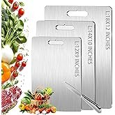 Titanium Cutting Board Double-sided non-slip silicone edging Pure Titanium Cutting Boards for Kitchen - Double-Sided Food-Grade Chopping Board Non-Stick Durable and easy to clean (Small) - Image 7