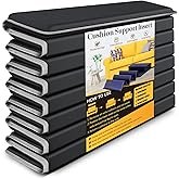 Couch Cushions Support for Sagging Seat 20"X 20"Insert pads Supports Board Sofa Furniture seat Cushion Under Sag Repair, Curved High Density Foam Replacement for Sectional Loveseat Chair Blue Set of 3 - Image 6