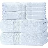 Cotton Paradise 100% Cotton 6 Piece Hand Towels, Soft Absorbent Turkish Towels for Bathroom - Image 6
