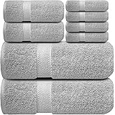 Cotton Paradise 100% Cotton 6 Piece Hand Towels, Soft Absorbent Turkish Towels for Bathroom - Image 8