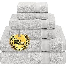 Cotton Paradise 100% Cotton 6 Piece Hand Towels, Soft Absorbent Turkish Towels for Bathroom - Image 2